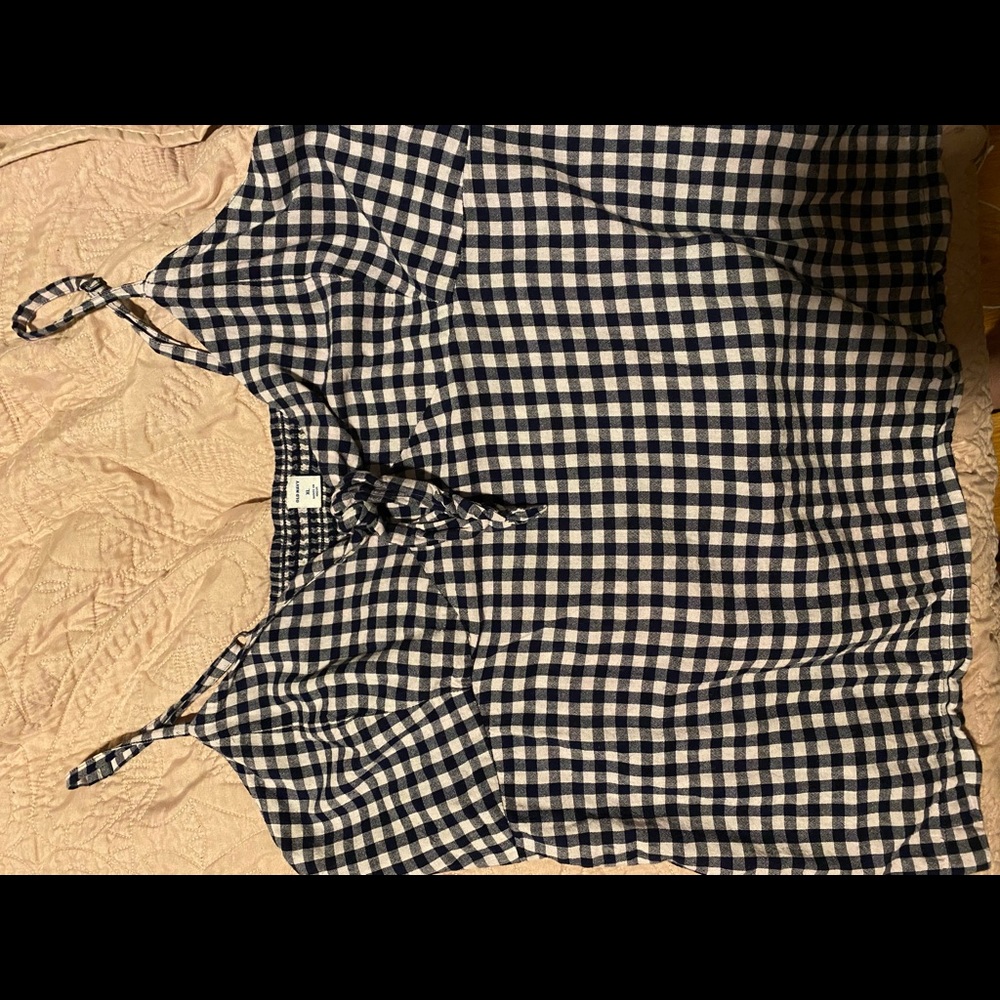 Plaid tank top